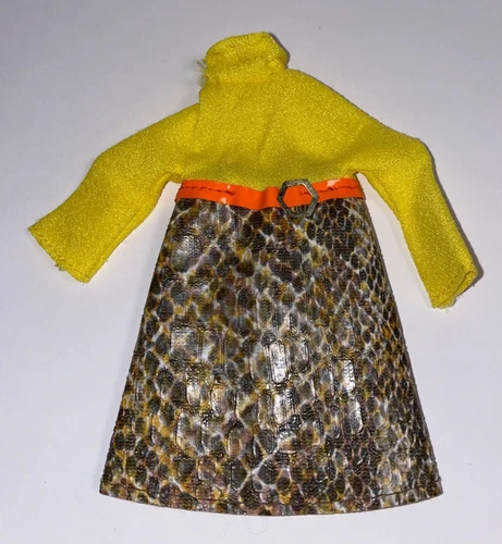VTG HTF 65 Mattel FRANCIE SNAKE CHARMERS DRESS #1245