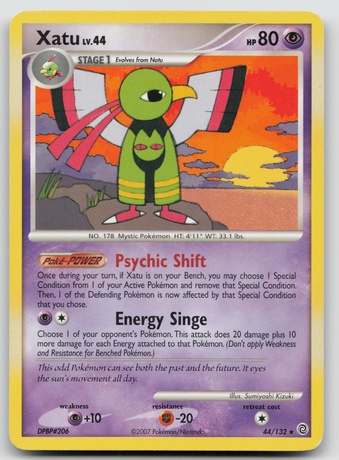 Xatu 44/132 MP Secret Wonders Pokemon L456