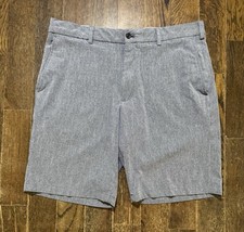 Walter Hagen Golf Shorts Men s Size 36 Gray Flat Front 10" Inseam Stretch