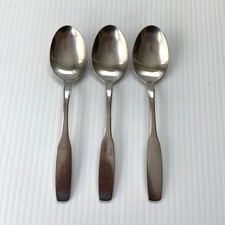 Oneida Community Stainless PAUL REVERE Oval Soup Spoons 6 3/4" Flatware Set of 3