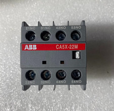 1PC New ABB Contactor auxiliary contact CA5X-22M 2NO2NC #LL