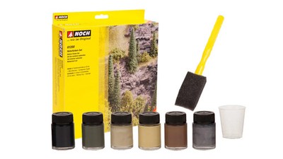 Noch 61200 Natural Colour Set, 6 Colour Concentrates NEW in OVP