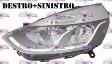 COPPIA FARI FANALE PROIETTORE DX+SX PARAB NERA RENAULT CLIO 12> DAL 2012 AL 2016