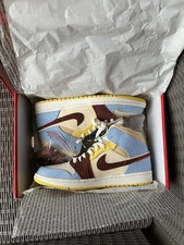 Nike Air Jordan 1 Mid SE Fearless Maison Chateau Rouge CU2803-200 UK 9/US 10