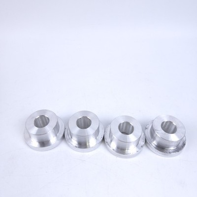 CNC Solid Chrome Billet Handlebar Riser Bushings For CVO FAT BOY DYNA LOW RIDER