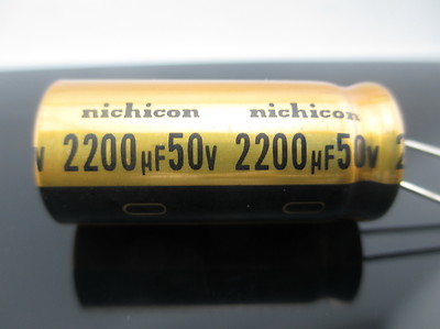 JAPAN 6PCS Nichicon FW 2200uf 50V 2200mfd Audio Capacitor