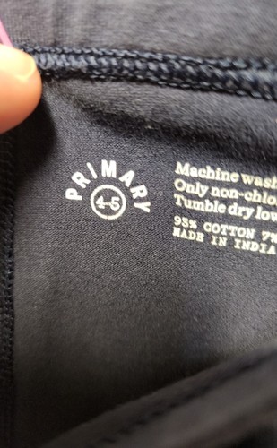Primary Girl's Size 4/5 Navy Shorts - Picture 3 of 3