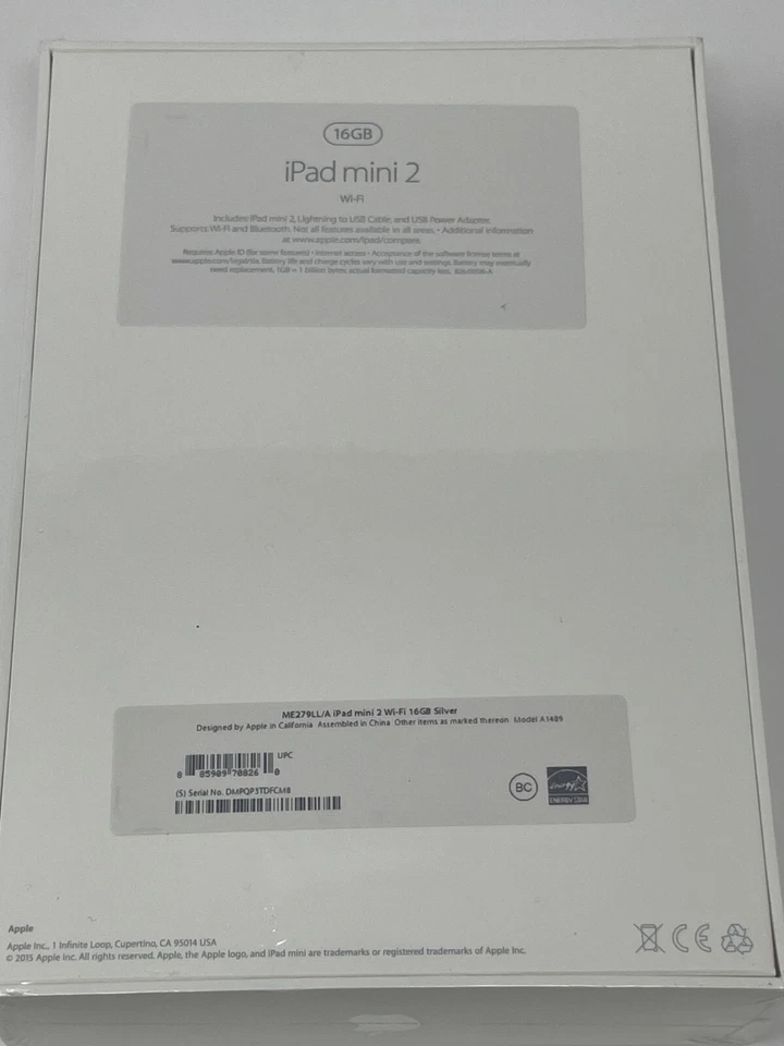 Apple iPad mini 2 16GB Wi-Fi 7.9-inch with Retina display ME279LL/A Silver/White - Image 3 of 4