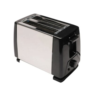 Stainless Steel Home Toaster that can Toast Two Slices of Bread for Breakfast 