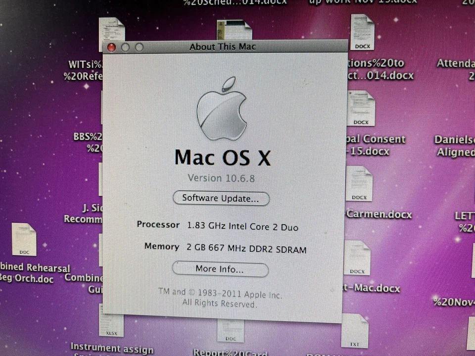 Apple iMac 5,2 intel core 2 duo 1.83 - Image 2 of 4