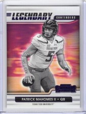 PATRICK MAHOMES 2021 Contenders Draft Picks LEGENDARY CONTENDERS PURPLE #2