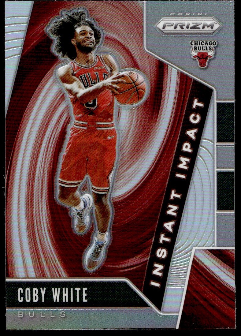 2019-20 Panini Prizm Instant Impact Silver Coby White Rookie Chicago Bulls #6