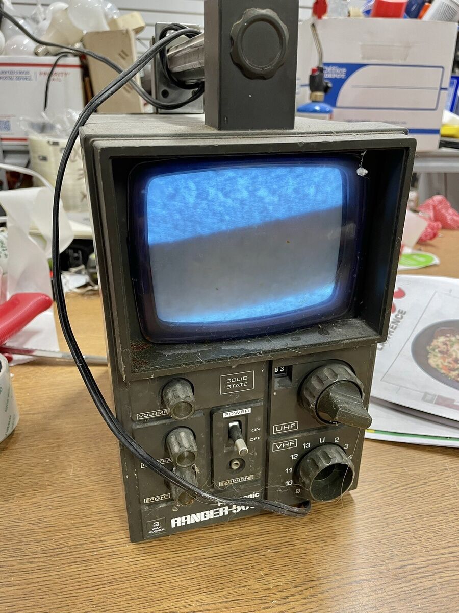 PANASONIC RANGER-505 VINTAGE MILITARY STYLE ANALOG TV NLHB PANASONIC RANGER-505 VINTAGE MILITARY STYLE ANALOG TV NLHB