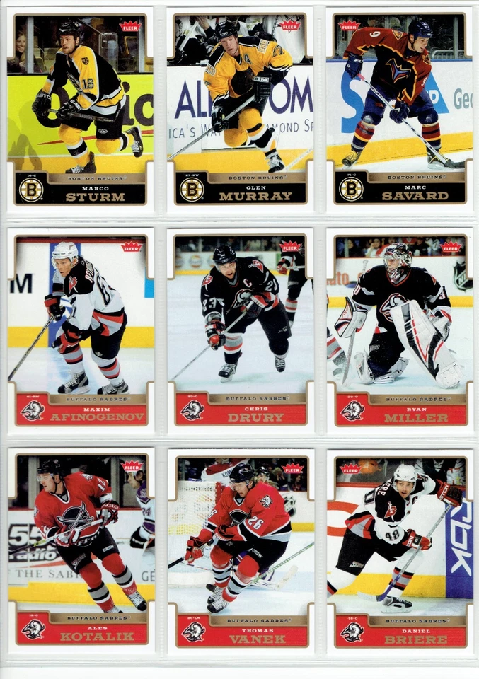 2006-07 Fleer NHL Hockey Base & Rookies Fill Your Set #1-230 U-Pick From List! - Image 3 of 4