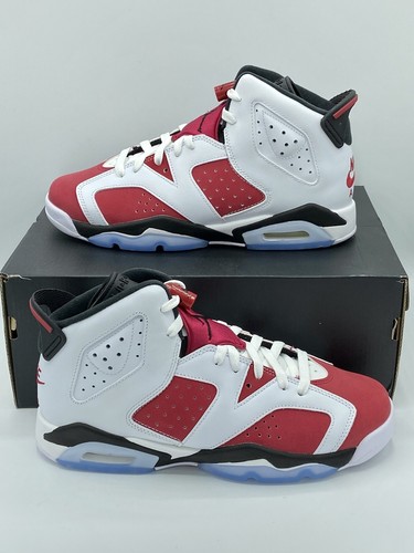 Air Jordan 6 Carmine White Size 5.5 Women 7 384665-106 NEW WIITH BOX | eBay