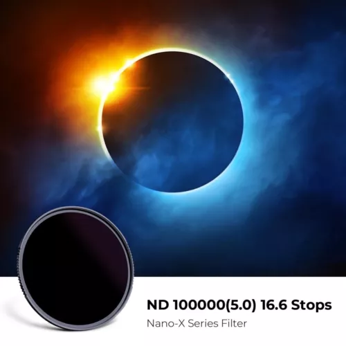 K&F Concept 67mm NANO-X ND100000 Solar Filter 16.6-Stop for DSLR Camera - Picture 5 of 14