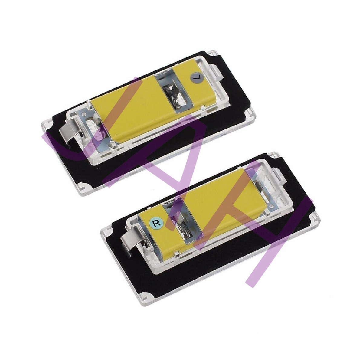 2 Luces De Matrícula LED Para Mini Cooper R50 R52 - Iluminación Blanca Fría 6000K, 12V, Recambio OEM 51247114535