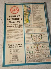 1969-CARTES DE NAVIGATION CÔTIERE - LA TRINITE  belle ile LORIENT-545