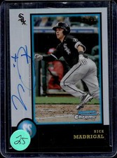 2018 Bowman Draft Nick Madrigal Bowman 20th Anniversary Autographs #/99