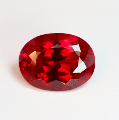 Natural Red Ruby 6.05 Ct Oval Cut Burmese Certified Loose Gemstone With Gift