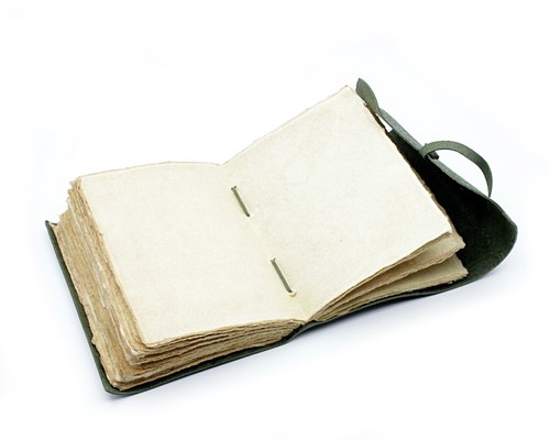 Pelle Diario Vintage Taccuino Fatto Mano 100 Foglia Antico Carta da Viaggio Heft - Foto 24 di 44