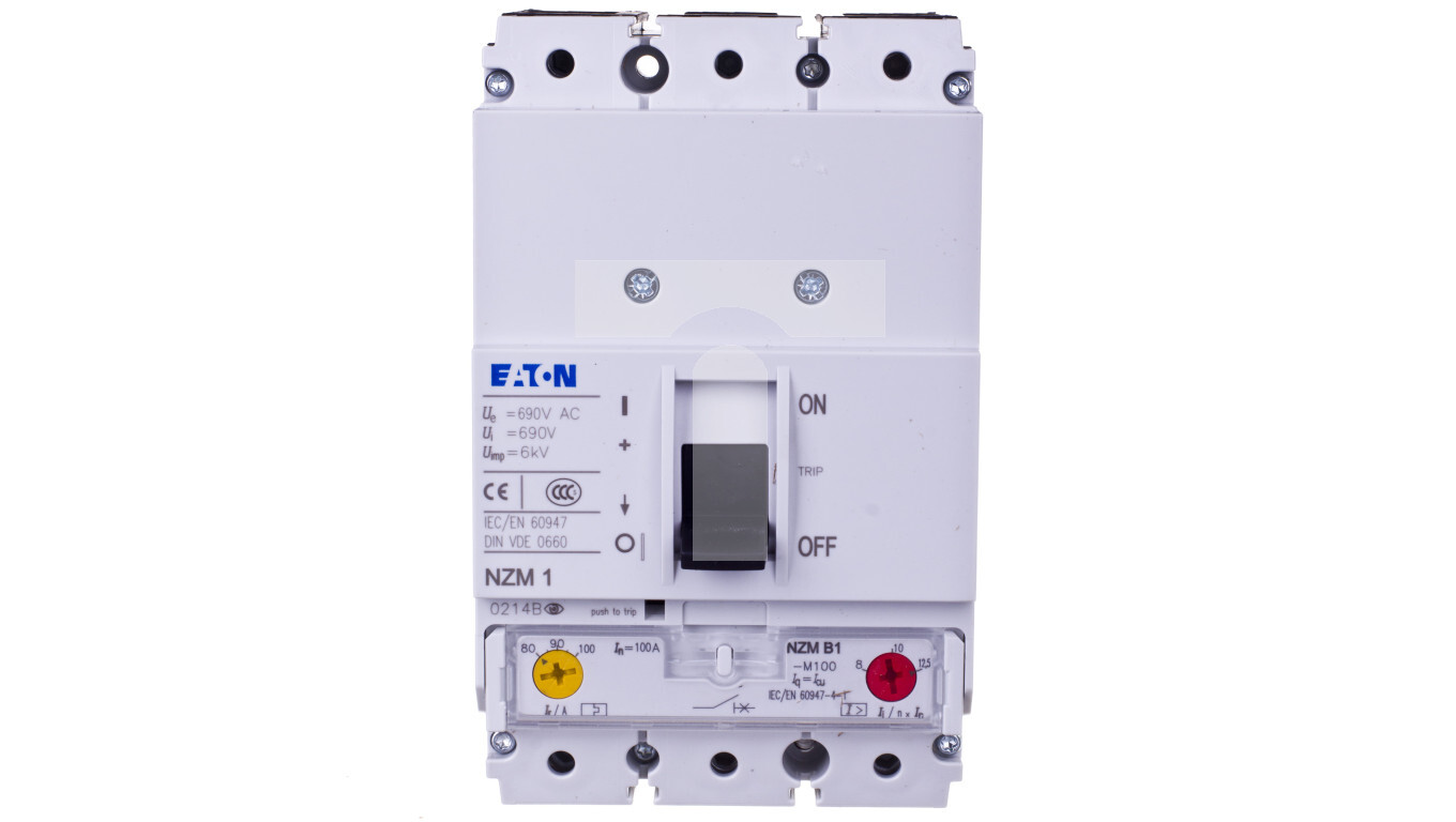 Motor circuit breaker 3P 55kW 80-100A NZMB1-M100 265714 /T2UK