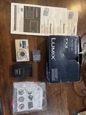 Panasonic LUMIX DMC-FX3 6.0MP Digital Camera - Silver for sale