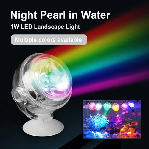 Aquarium Fish Tank Submersible LED Spotlight Lighting Underwater Mini USB Lamps