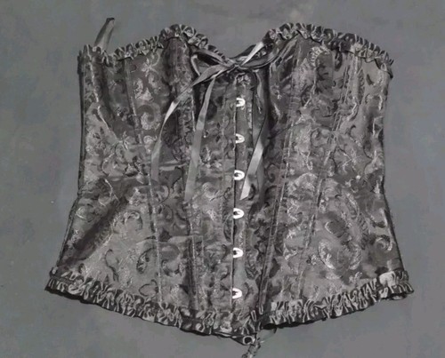 Women's Gothic Corset Top - Satin Lace-Up Vintage Corset For Renaissance, Cosplay, Tummy Control