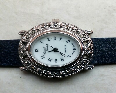 Damen Uhr mit Markasiten ''Check point''  Swiss 3