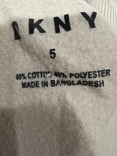DKNY Girls 3-Piece Athletic Fleece Zip Sweatshirt Hoodie and Jogger Set - Picture 8 of 10