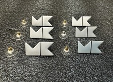 Lot Of 6 Miller & Kreisel M&k Speakers Original Pin Logo (super Clean)