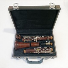 High quality Solid Clarinet Bb Mahogany Clarinet Silver Plated Keys