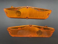 1962 Chevrolet Impala Bel Air Biscayne Parking Light Lamp Lens Pair Amber Lh Rh