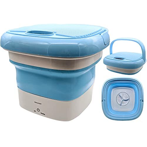 Mini Portable Washing Machine - Small Foldable Bucket Washer for Clothes Laundry for sale online | eBay