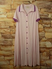 Vtg Vanity Fair PINK/PURPE NYLON Button Down Front NIGHTGOWN Lingerie Size 40