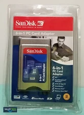 Sandisk 6 in 1 PC Card Adapter SDAD 67 A10 New