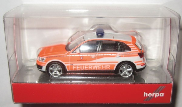 Herpa 092975 Audi Q5 Kommandowagen Feuerwehr Ransbach-Baumbach 1:87 H0-image