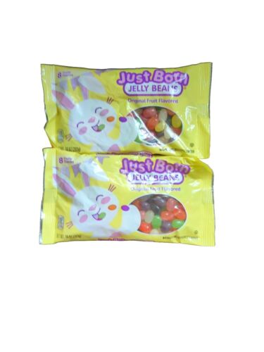 Just Born Jelly Beans - Original Fruit Flavored - Two 10 Oz Bags (1 lb 4 Oz) - Afbeelding 1 van 2