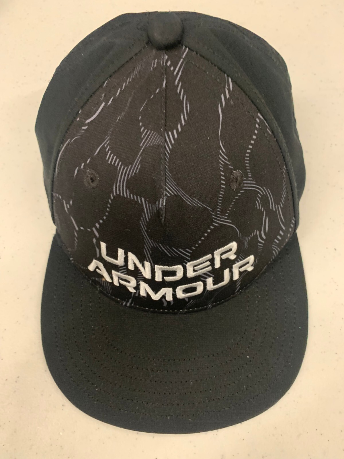 Under Armour Hat Cap Snap Back Adjustable Black G… - image 1