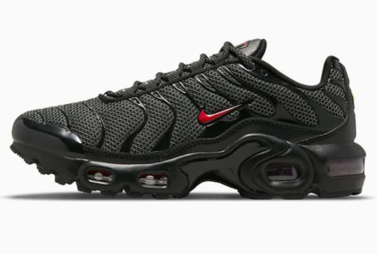 ★NIKE★ Air Max Plus PRM M Black University Red Black l Nike Air Max Plus Black University Red Reflective Silver