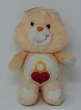 Vintage 1985 Kenner Care Bears Secret Bear 13" Talking Plush Pull String Peach