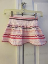 GIRLS LILI GAUFRETTE MULTI COLOR PINK SKIRT SZ 4