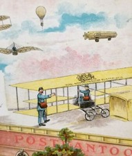 1913 Netherlands Airplanes Postcard 1899 2 1/2c  Stamp Personalized Handwritten 