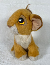 Vintage Authentic Disney 1993 Mattel The Lion King Baby Simba Purring 10" Plush