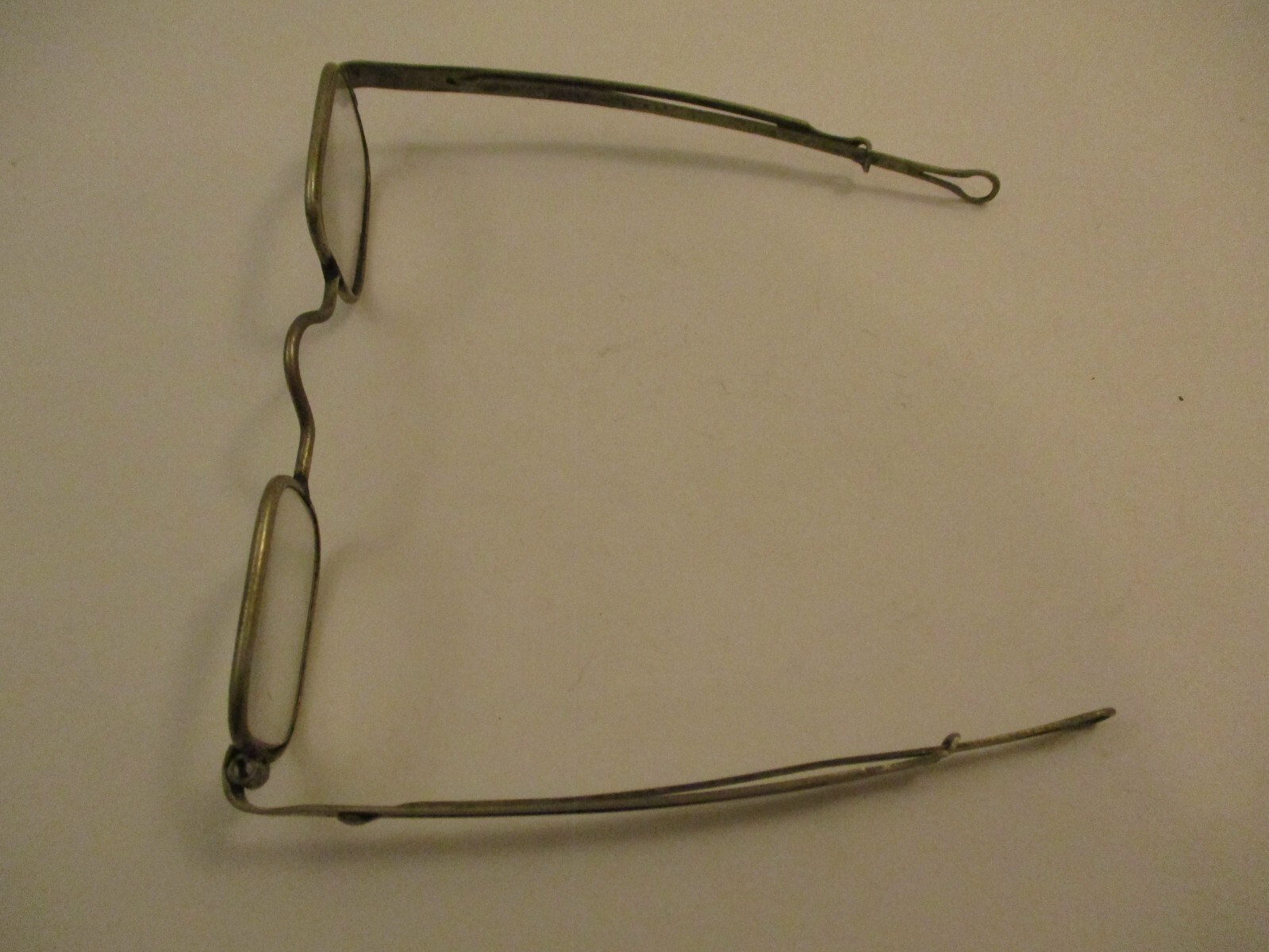 Vintage Antique Unique Rectangular Eyeglasses Ext… - image 2