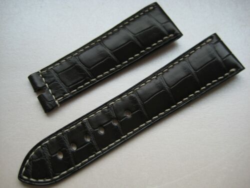 Bracelet Breguet Marron 21/16 Mm En Cuir Alligator, Fermoir Déployant - Neuf Sans étiquette