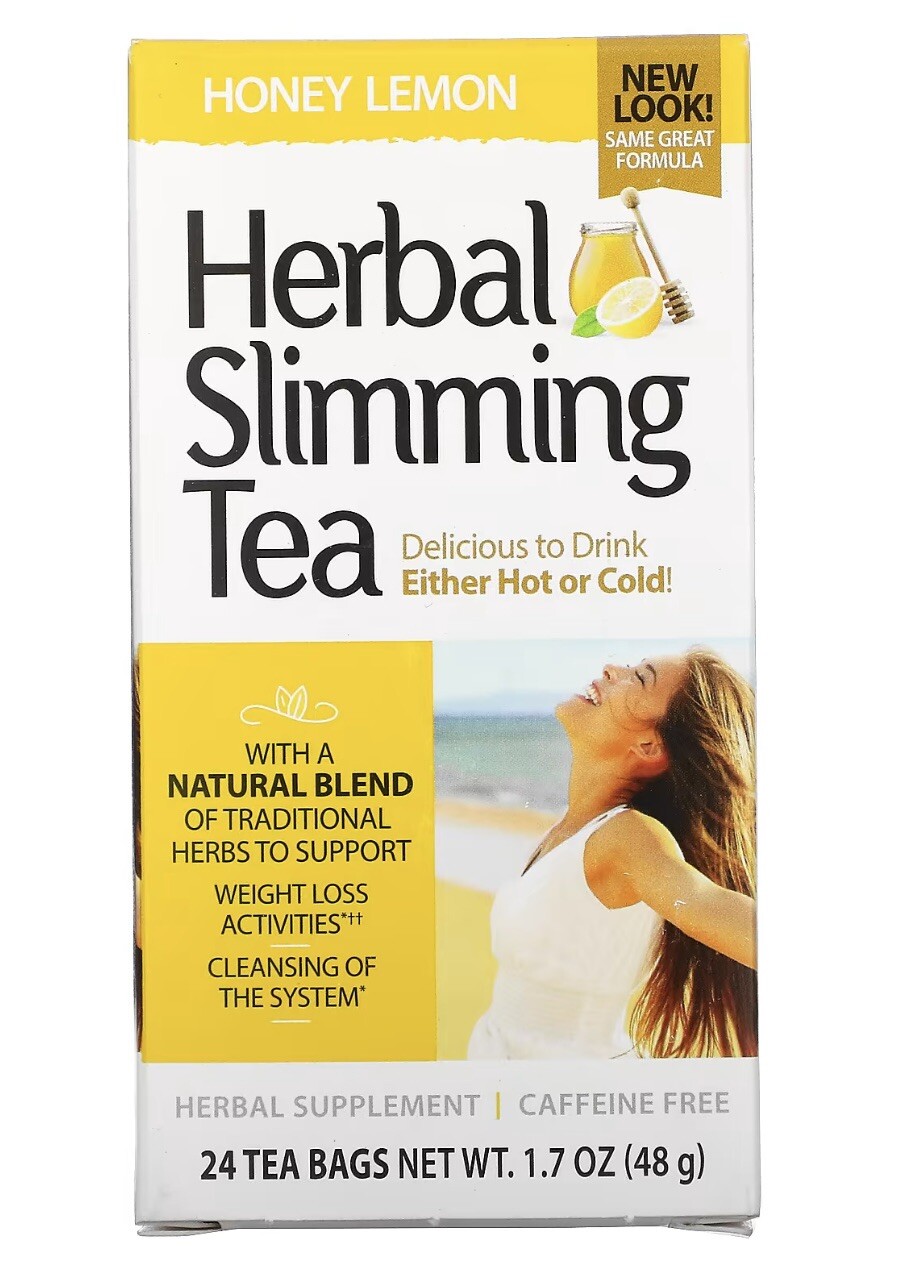 Honey Lemon Herbal Slimming Tea Herbal Supplement 24 Teabags Delicious Drink