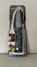 Camillus Titanium knife, 9.5 Drop Point 4.5 " Blade, Sheath Included