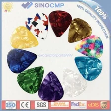 10pcs Colorful Acoustic Bulk Guitar Pick Plectrum Celluloid Electric Smooth